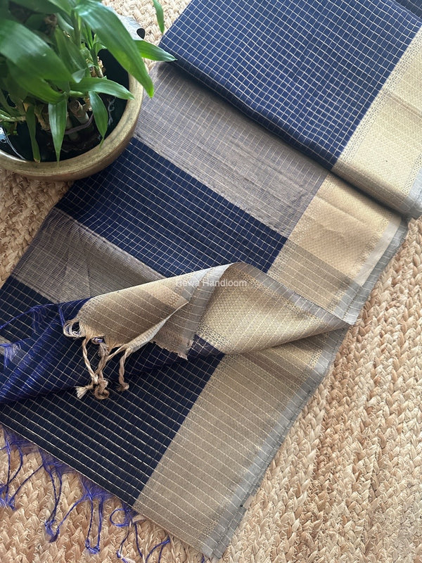 Maheshwari Zari Checks Saree