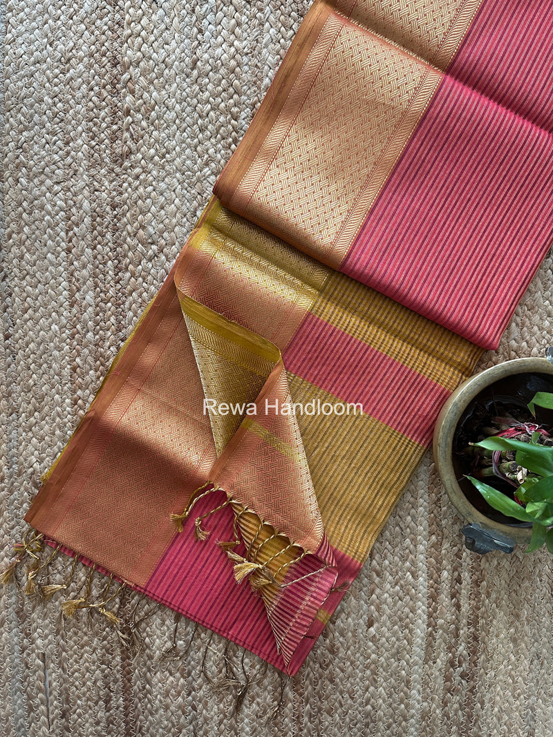 Exclusive Maheshwari Tissue Silk Saree