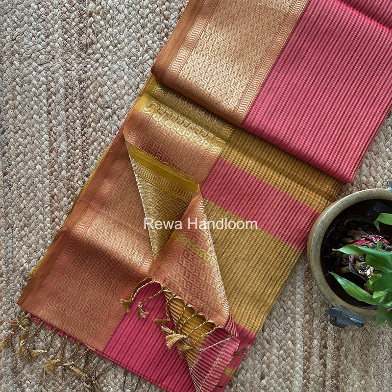 Exclusive Maheshwari Tissue Silk Saree