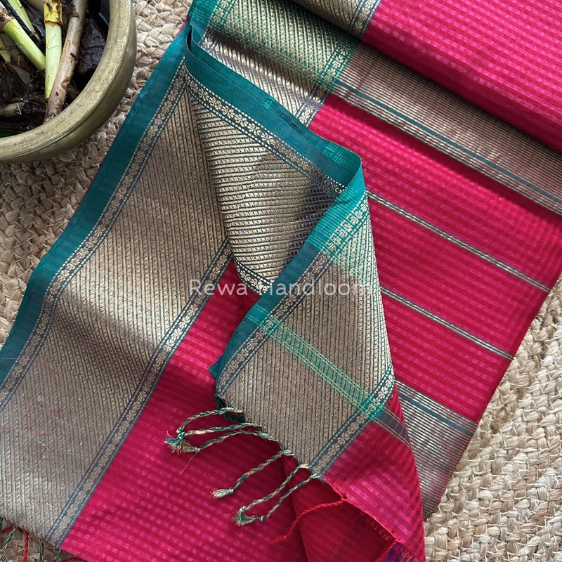 Exclusive Maheshwari 75% Silk Saree
