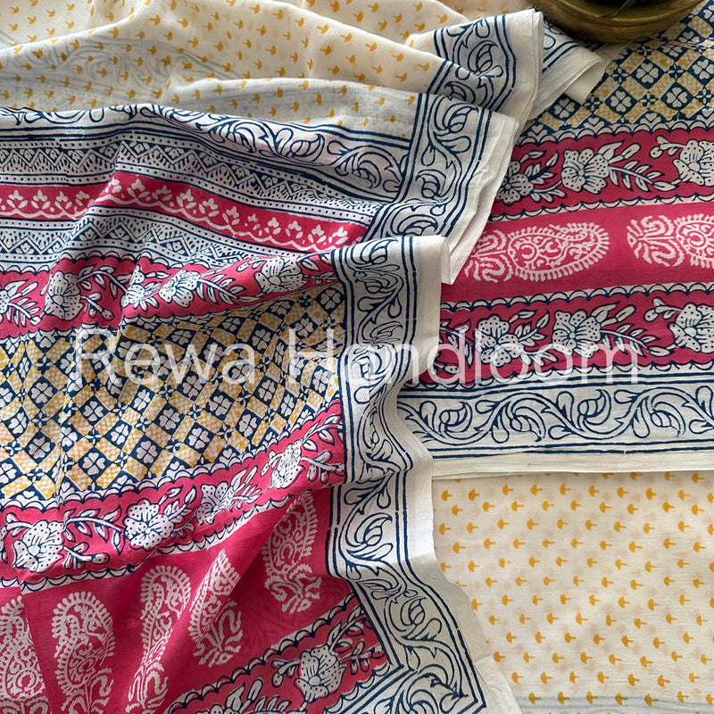  Indigo Bagh Print Suit