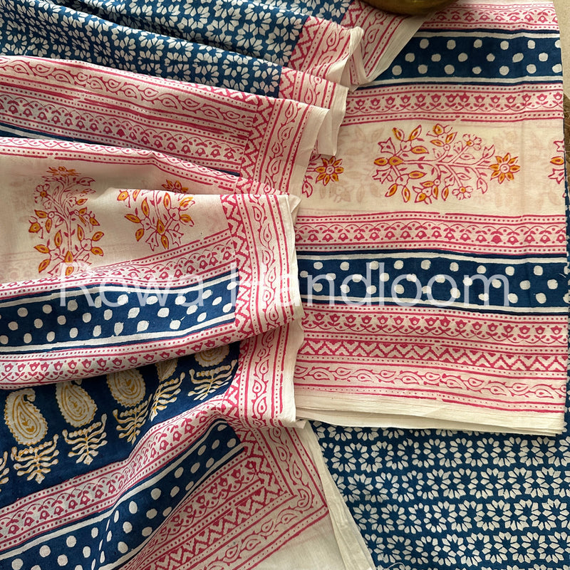  Indigo Bagh Print Suit