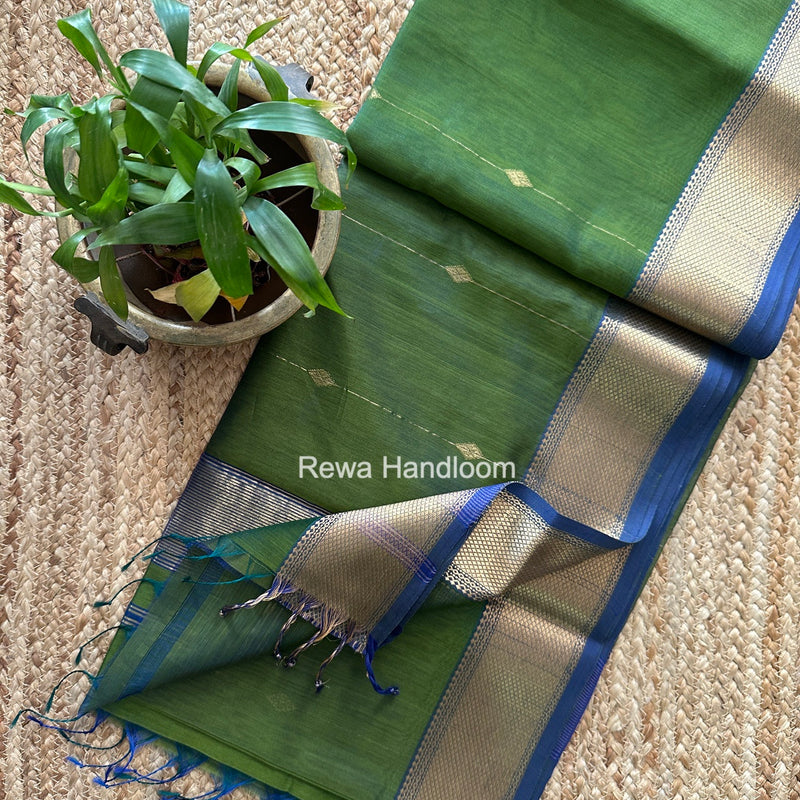 Maheshwari Shaded Butti Saree