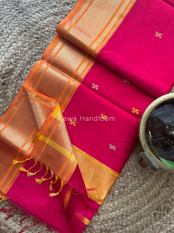 Maheshwari Zari Butti Saree
