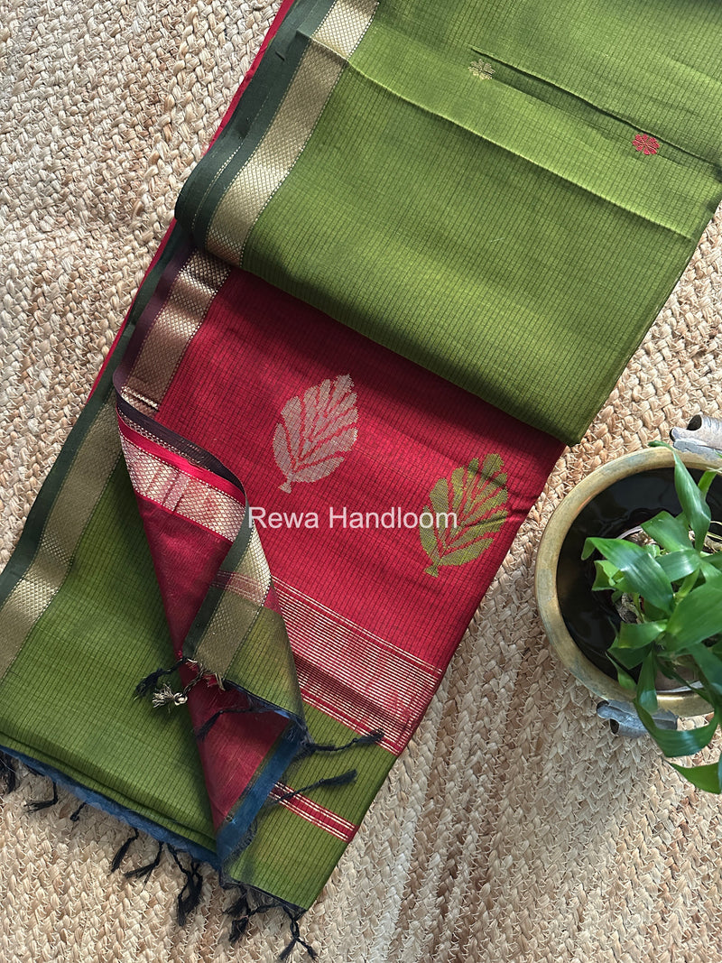Maheshwari Butta Pallu Saree