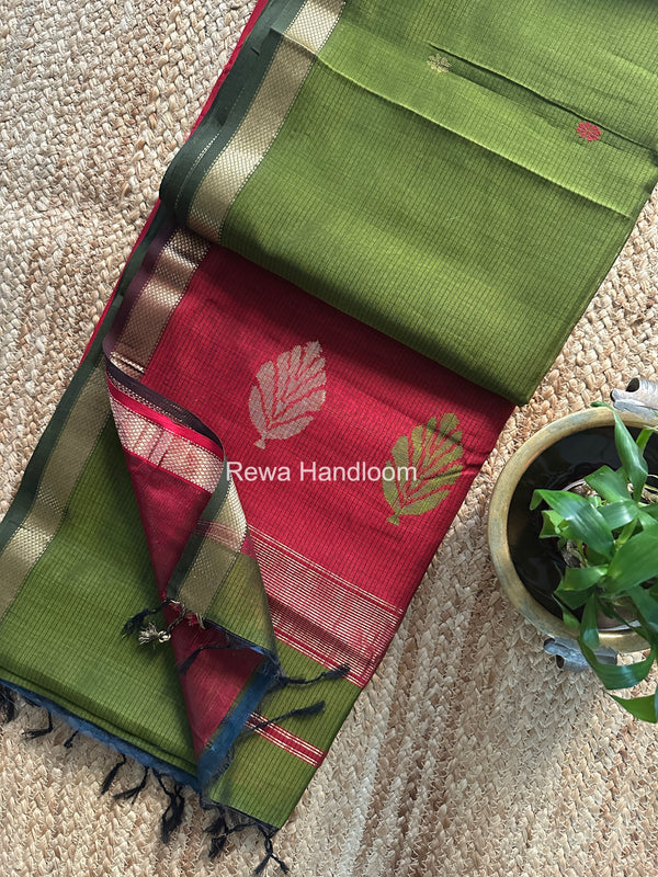 Maheshwari Butta Pallu Saree