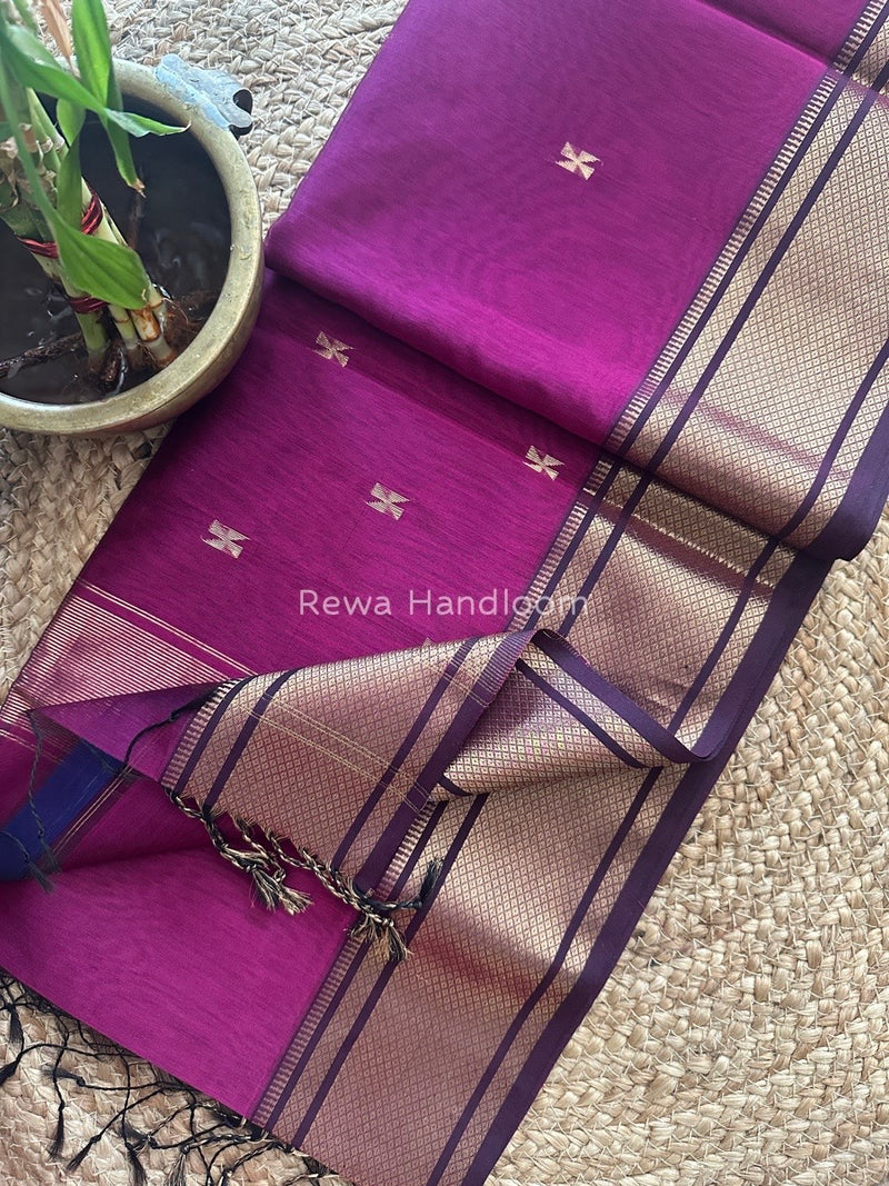 Maheshwari Zari Butti Saree
