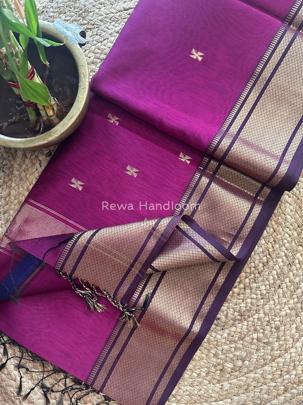 Maheshwari Zari Butti Saree