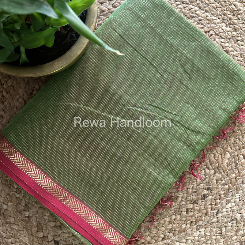 Maheshwari Tissue Silk Saree