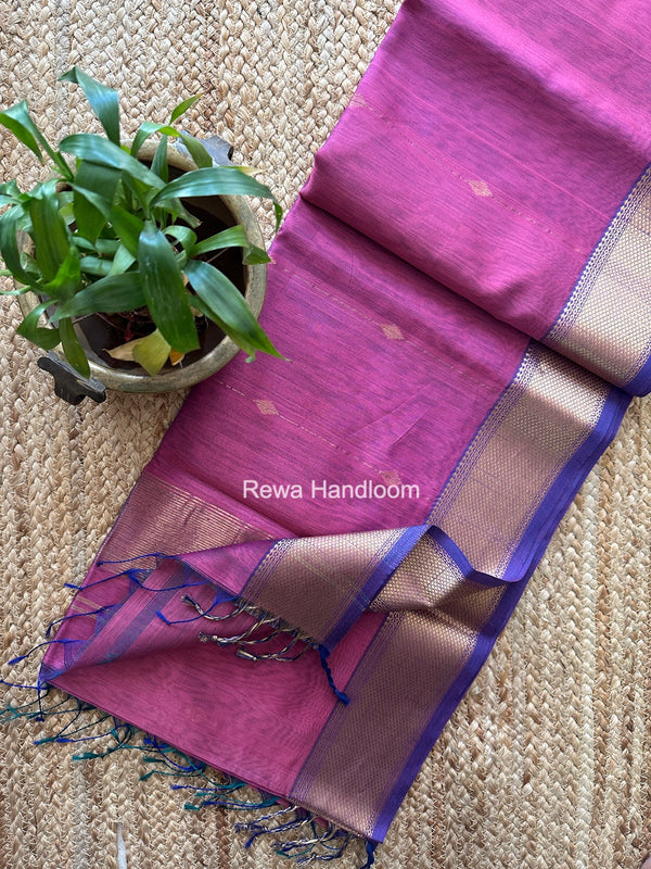 Maheshwari Shaded Butti Saree