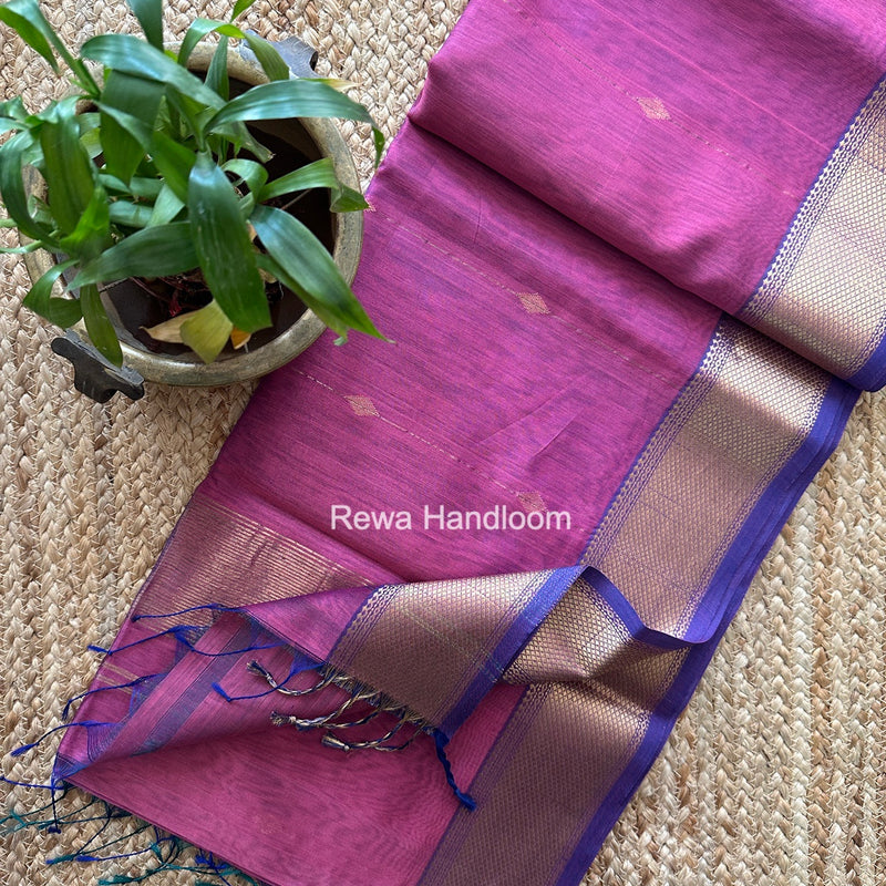 Maheshwari Shaded Butti Saree