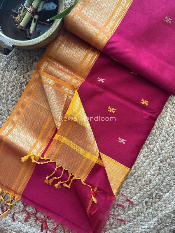 Maheshwari Zari Butti Saree