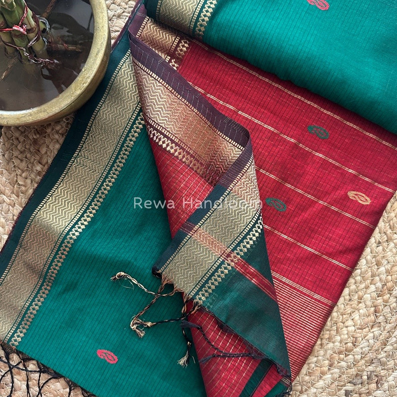 Maheshwari Zari Butti Saree