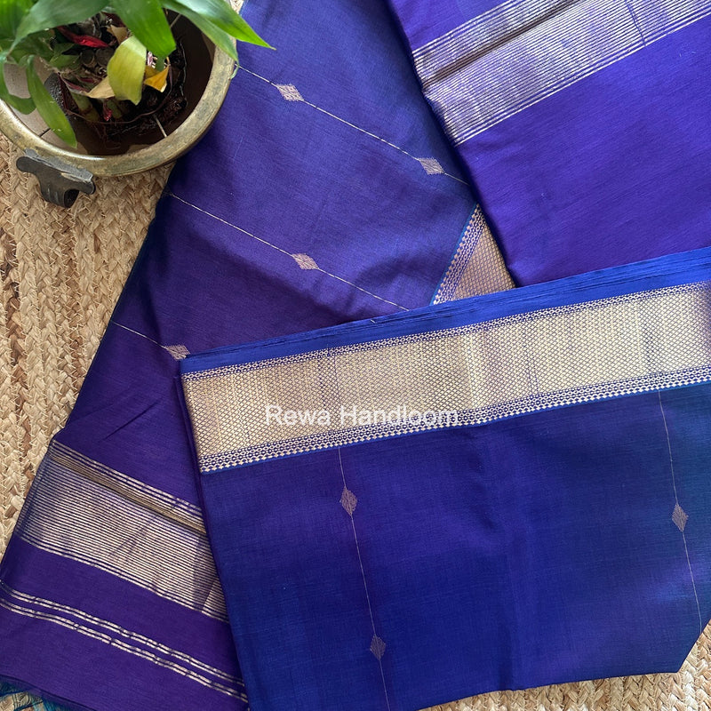 Maheshwari Violet Shaded Butti Saree SBBS051