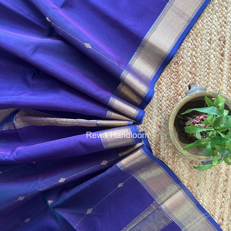 Maheshwari Violet Shaded Butti Saree SBBS051