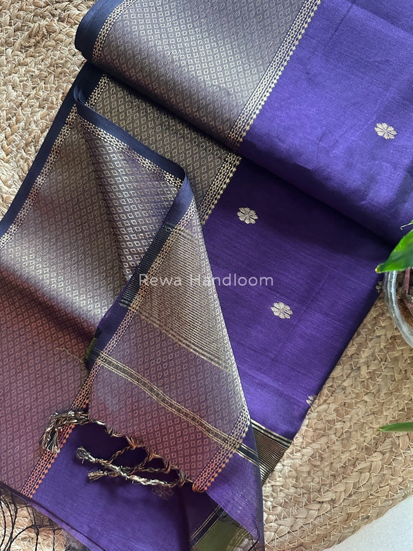 Maheshwari Zari Skirt Butti Saree