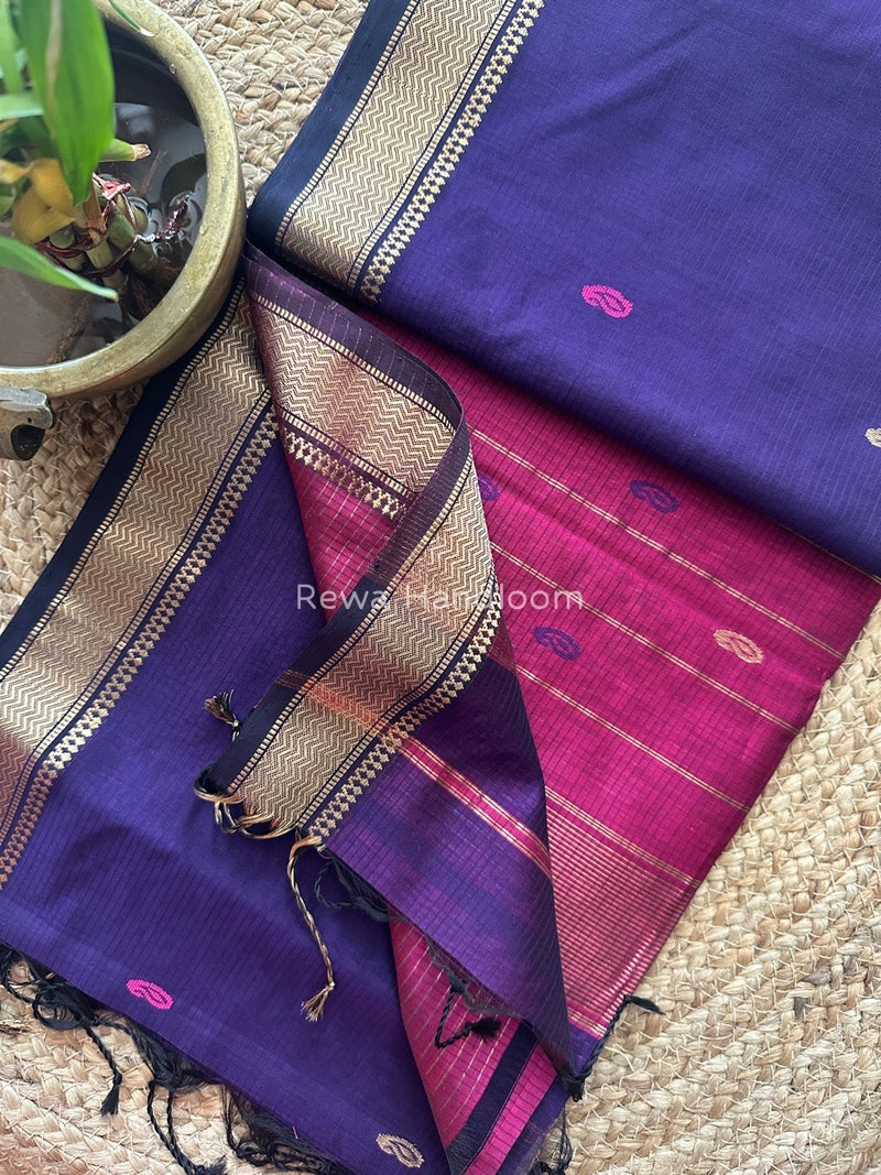 Maheshwari Zari Butti Saree