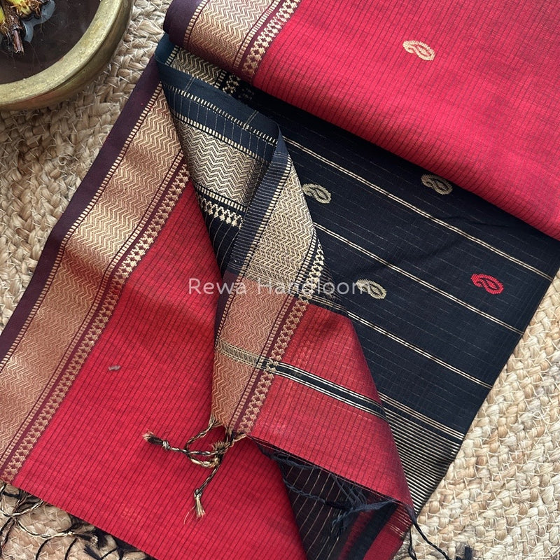 Maheshwari Zari Butti Saree