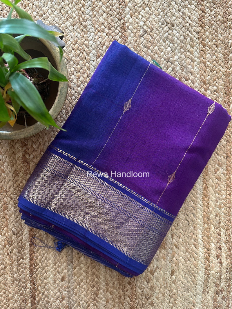 Maheshwari Violet Shaded Butti Saree SBBS048