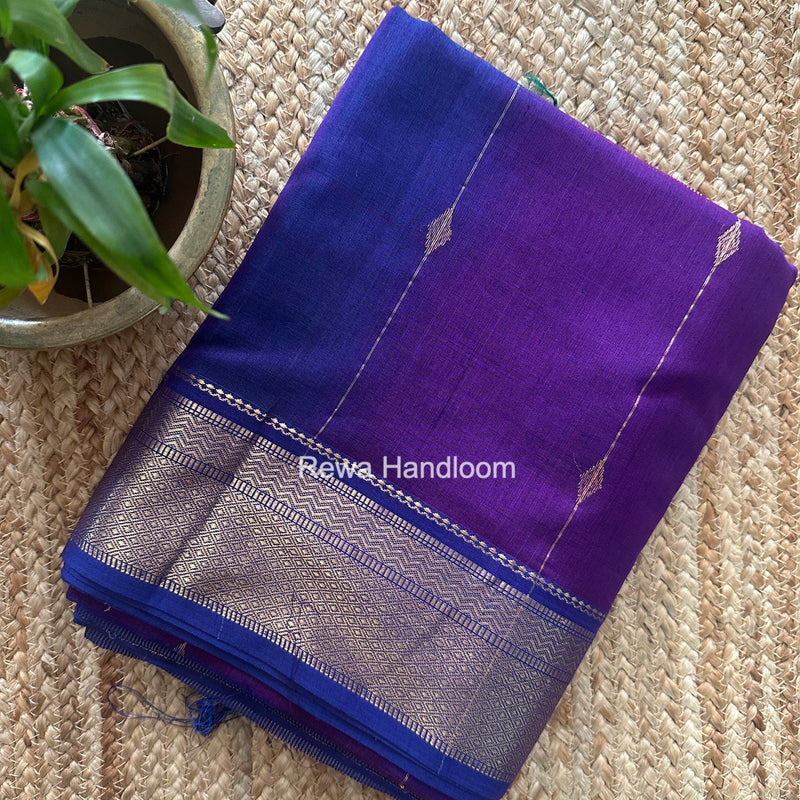Maheshwari Violet Shaded Butti Saree SBBS048