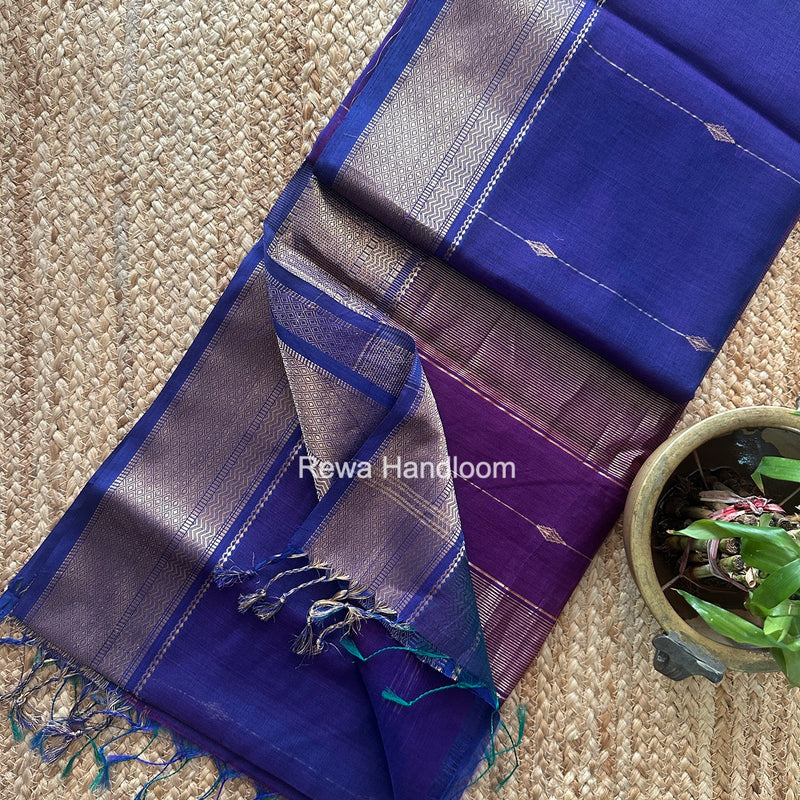 Maheshwari Shaded Butti Saree