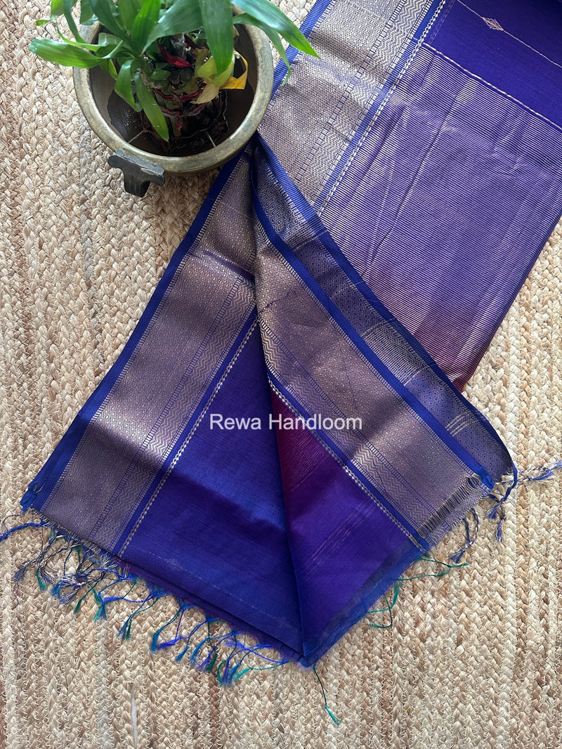 Maheshwari Violet Shaded Butti Saree SBBS048