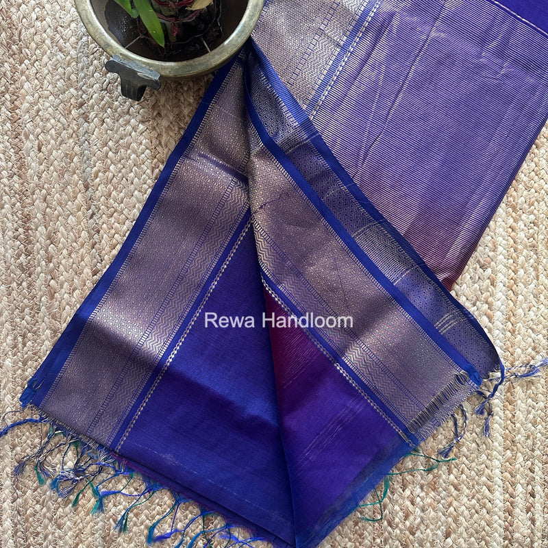 Maheshwari Violet Shaded Butti Saree SBBS048