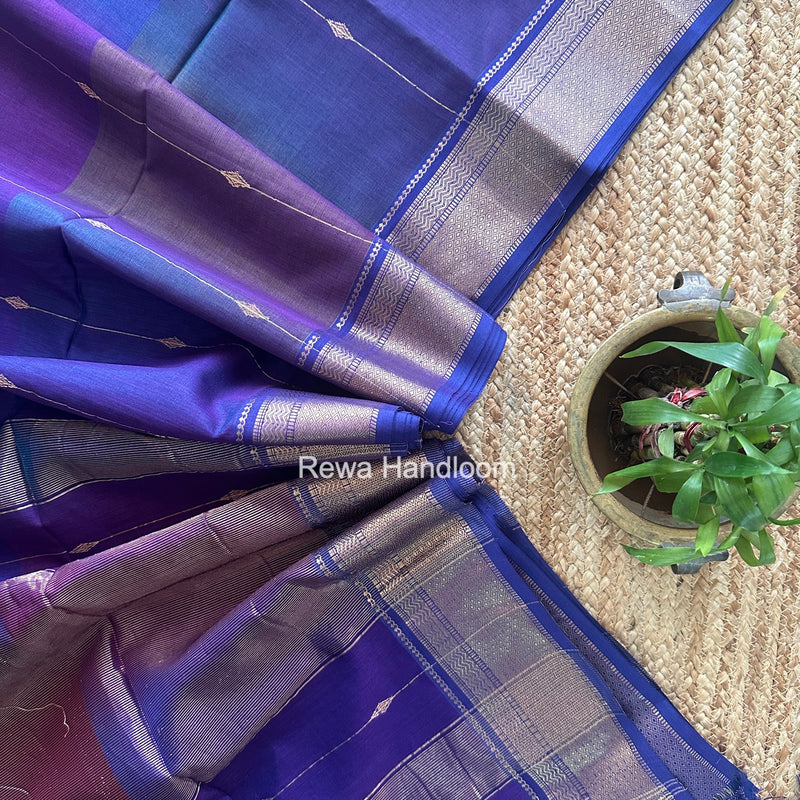 Maheshwari Violet Shaded Butti Saree SBBS048