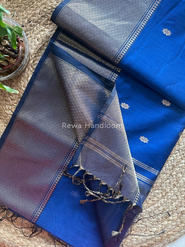 Maheshwari Zari Skirt Butti Saree