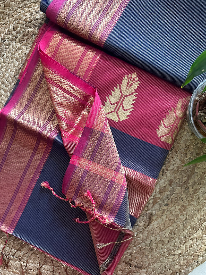 Maheshwari Tissue Silk Saree
