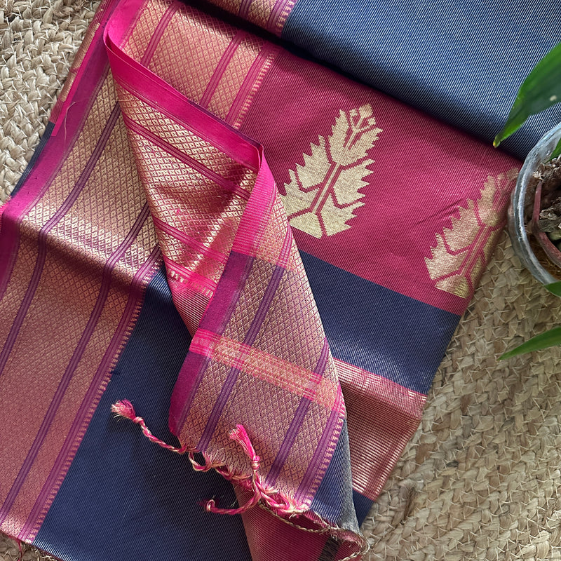 Maheshwari Tissue Silk Saree