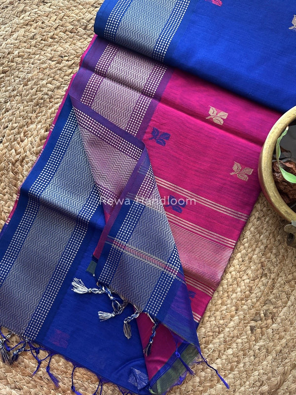 Maheshwari Resham Thread Butti Saree