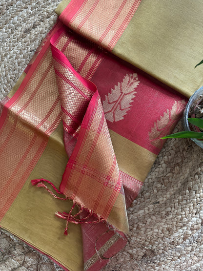 Maheshwari Tissue Silk Saree