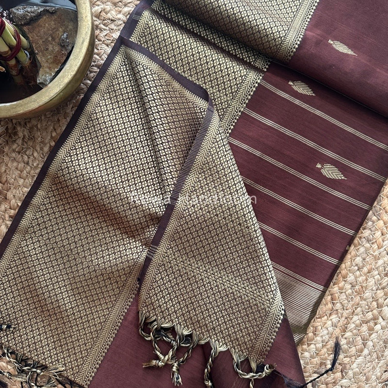 Maheshwari Resham Thread Butti Saree