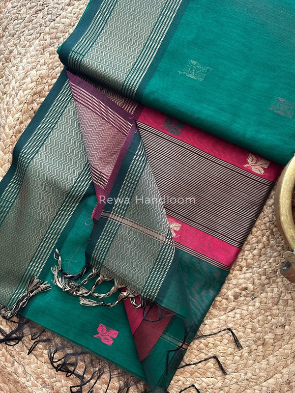 Maheshwari Resham Thread Butti Saree