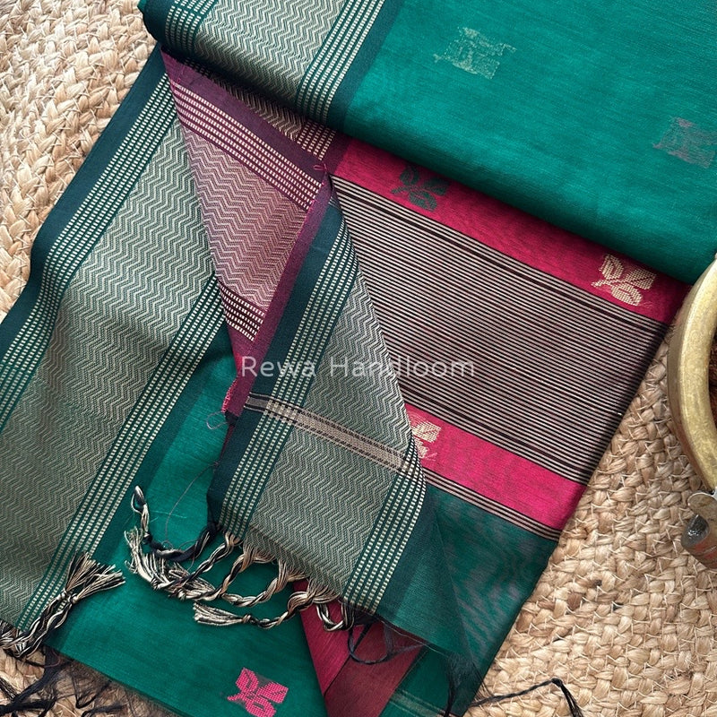 Maheshwari Resham Thread Butti Saree