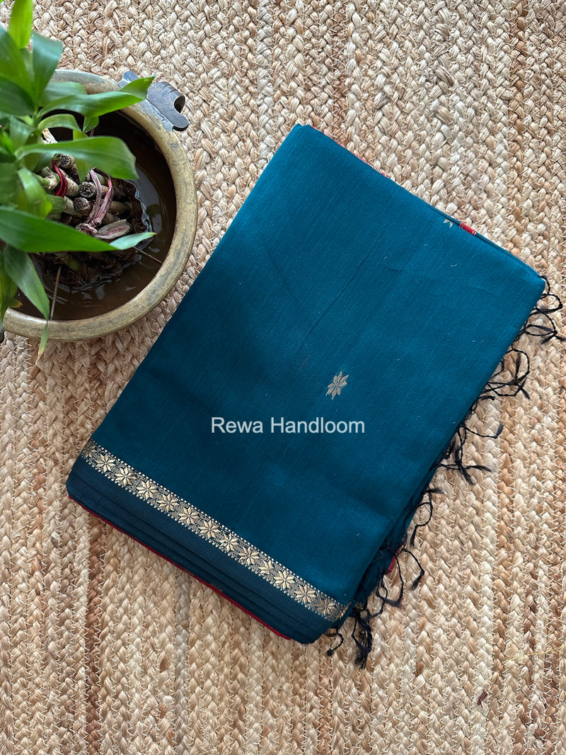 Rama Green Star Butti Maheshwari Saree SSB061