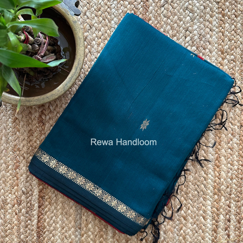Rama Green Star Butti Maheshwari Saree SSB061