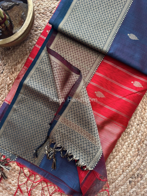 Maheshwari Resham Thread Butti Saree