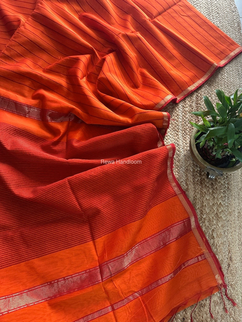 Maheshwari Gichha Thread Lining Saree