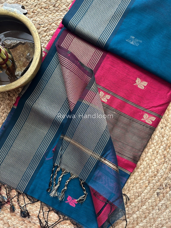 Maheshwari Resham Thread Butti Saree