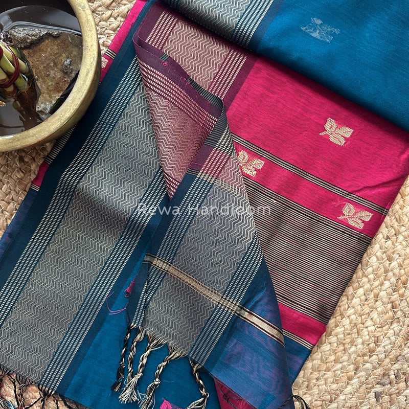 Maheshwari Resham Thread Butti Saree