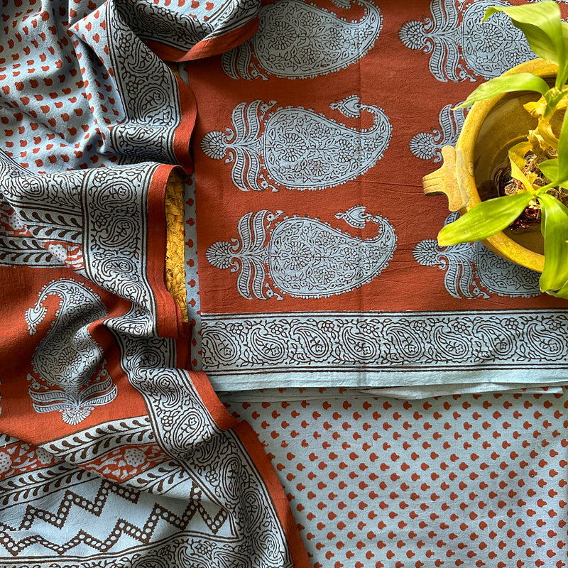  Bagh Print Cotton Suit 