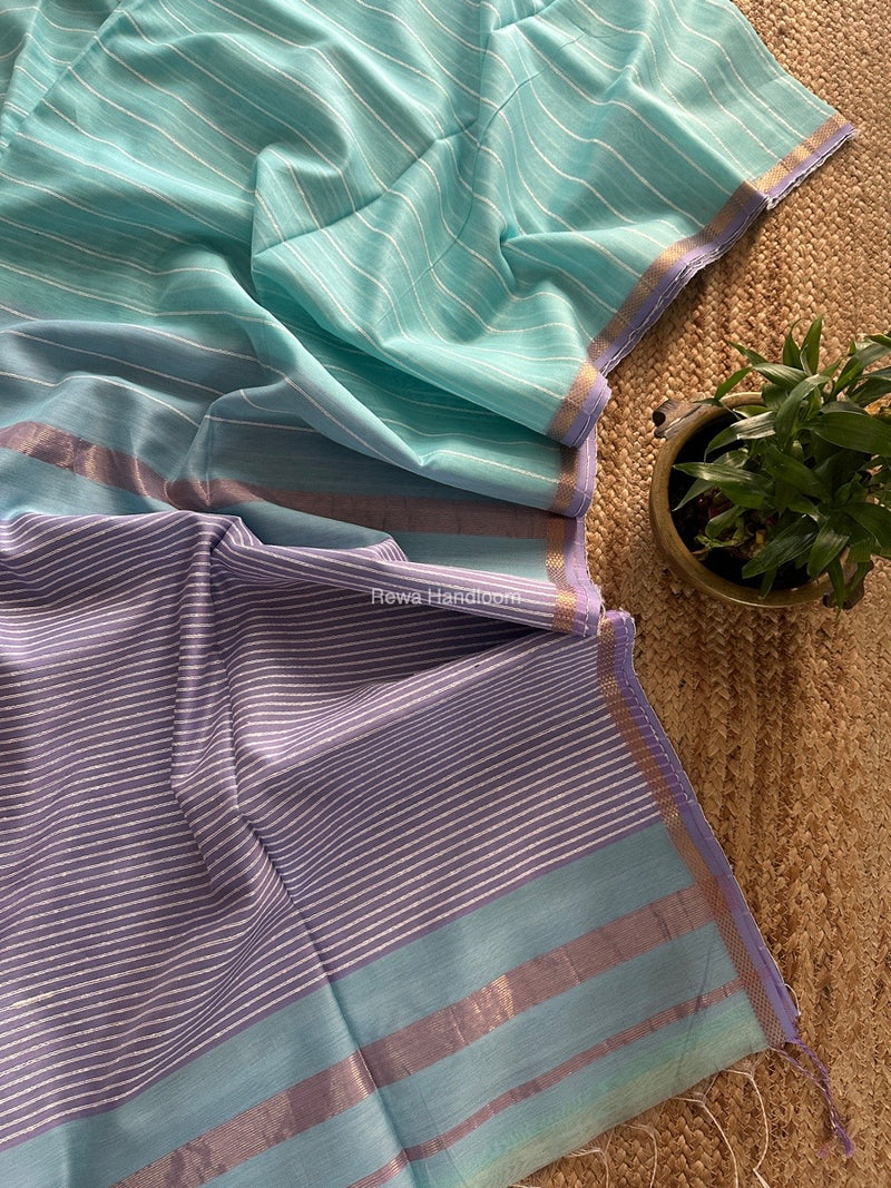 Maheshwari Gichha Thread Lining Saree