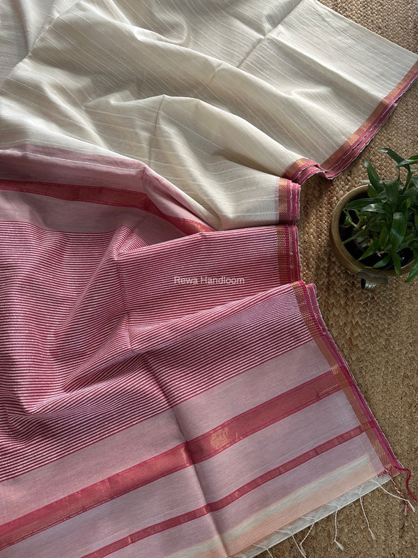 Maheshwari Gichha Thread Lining Saree