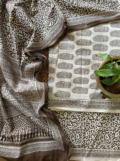  Bagh Print Cotton Suit 