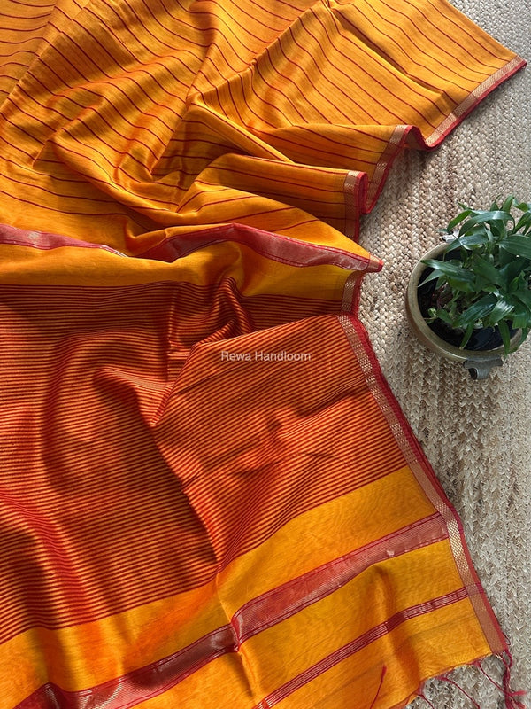 Maheshwari Gichha Thread Lining Saree
