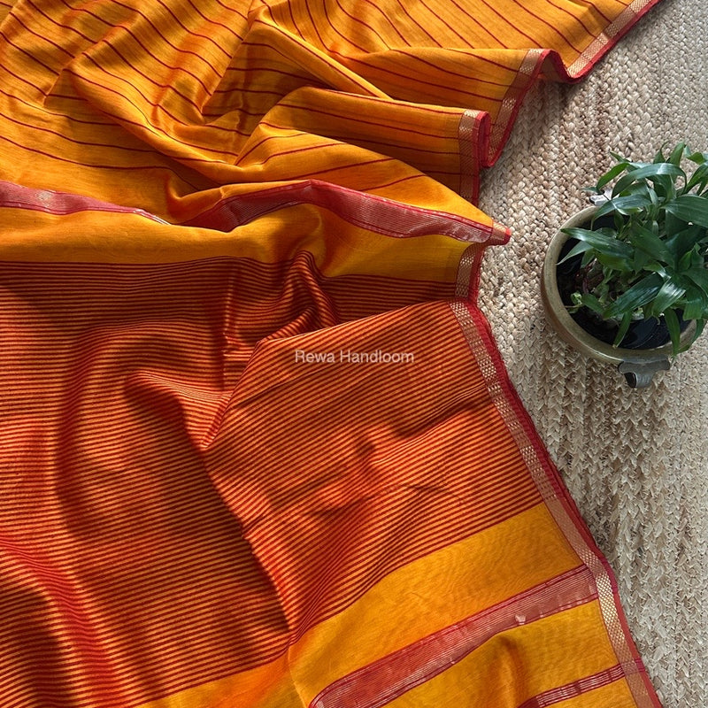 Maheshwari Gichha Thread Lining Saree