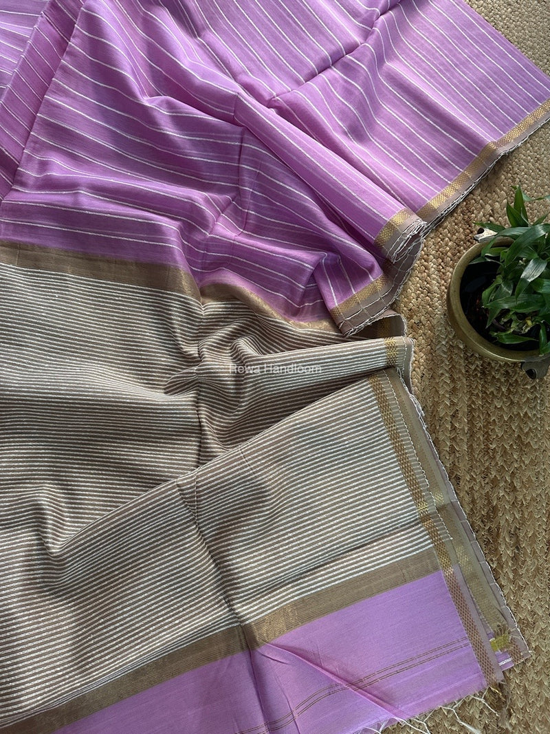 Maheshwari Gichha Thread Lining Saree