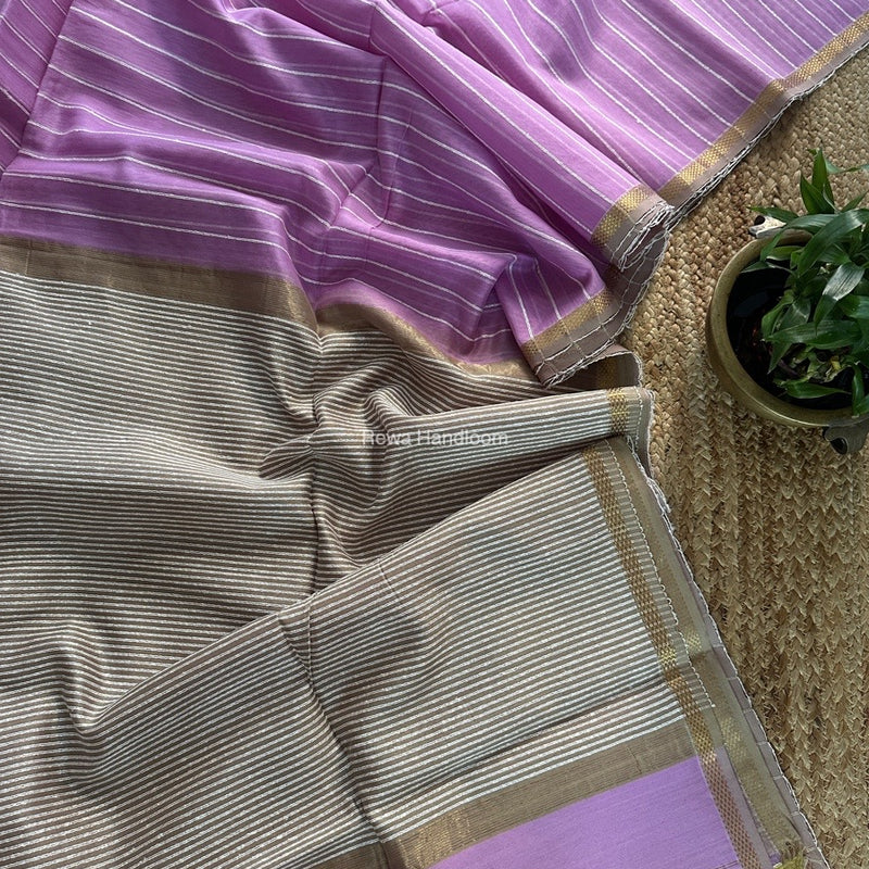 Maheshwari Gichha Thread Lining Saree